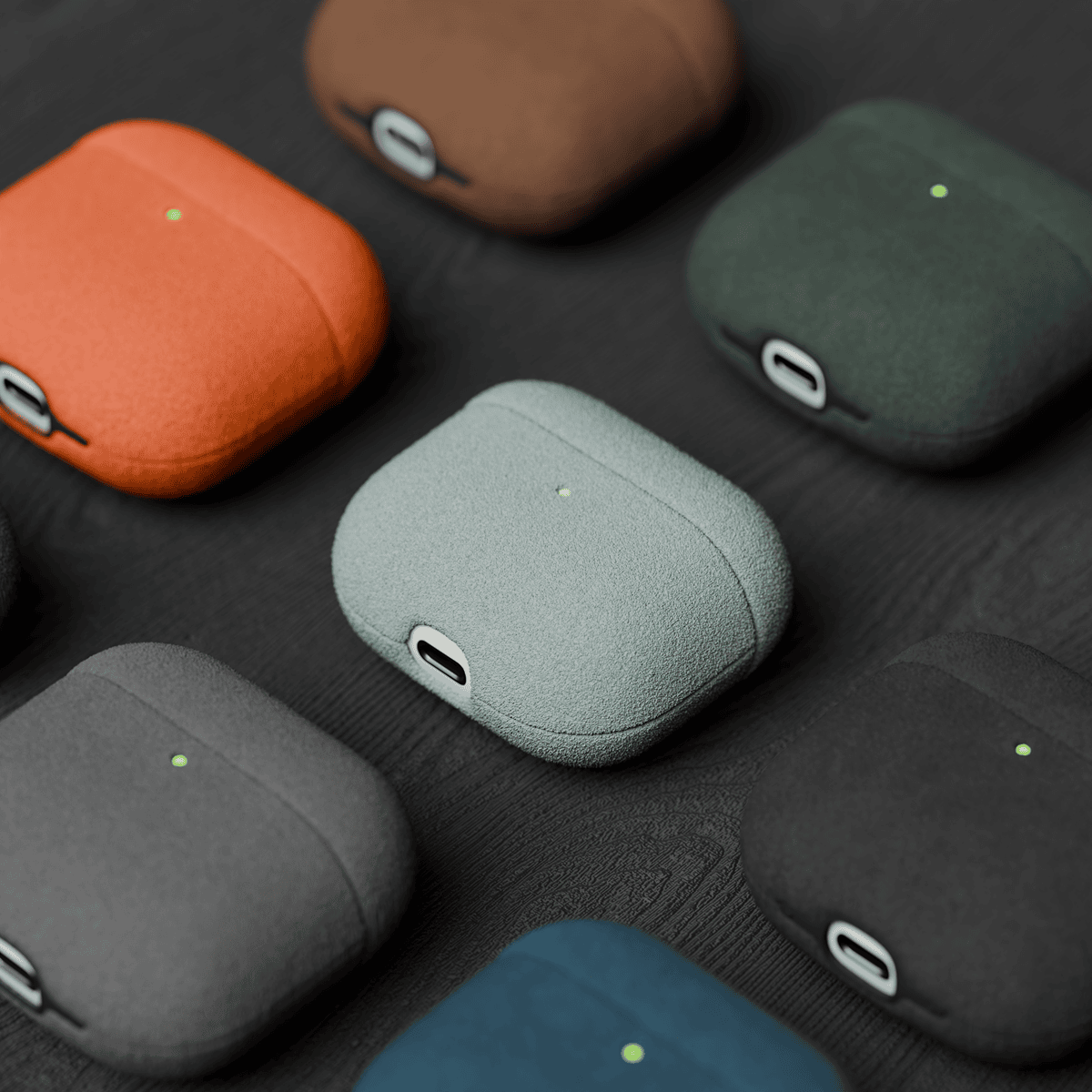 Alcantara Cyan – AirPods 3 Case - Image 5