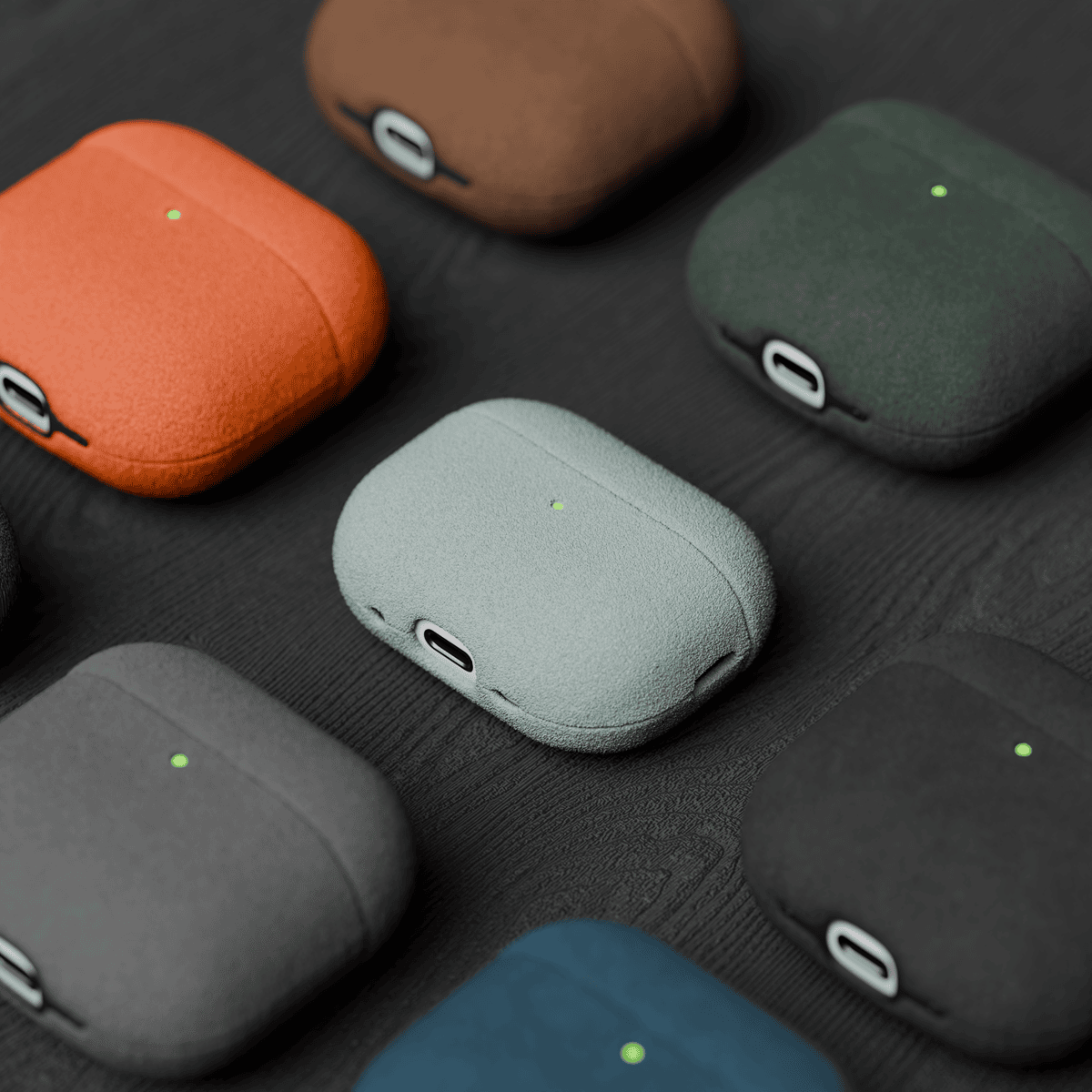 Alcantara Cyan – AirPods Pro 2 Case - Image 5