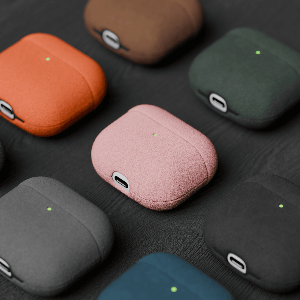 Alcantara Dirty Pink – AirPods 3 Case - Image 5