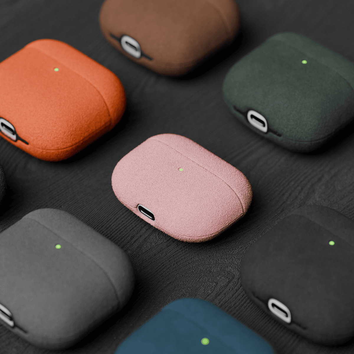 Alcantara Dirty Pink – AirPods Pro Case - Image 5