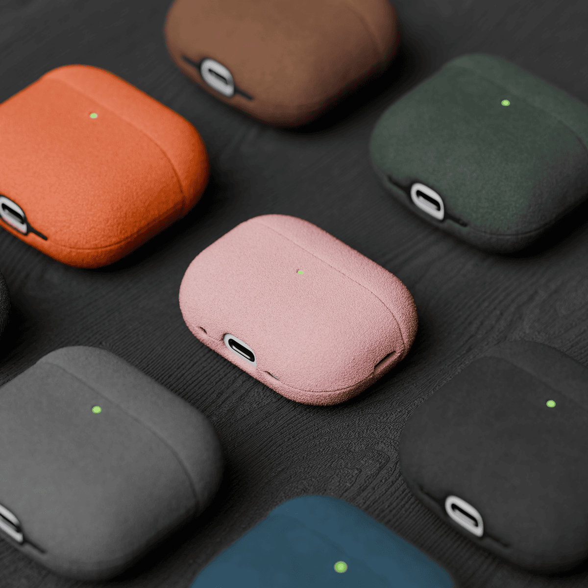 Alcantara Dirty Pink – AirPods Pro 2 Case - Image 5