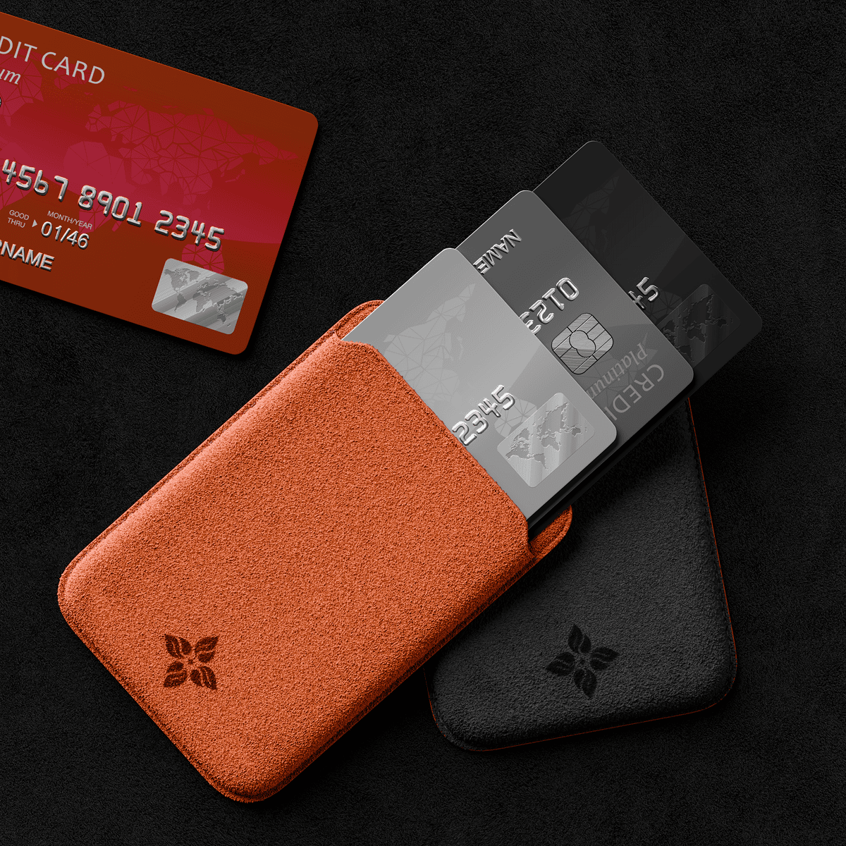 Alcantara Orange – MagSafe Wallet - Image 7