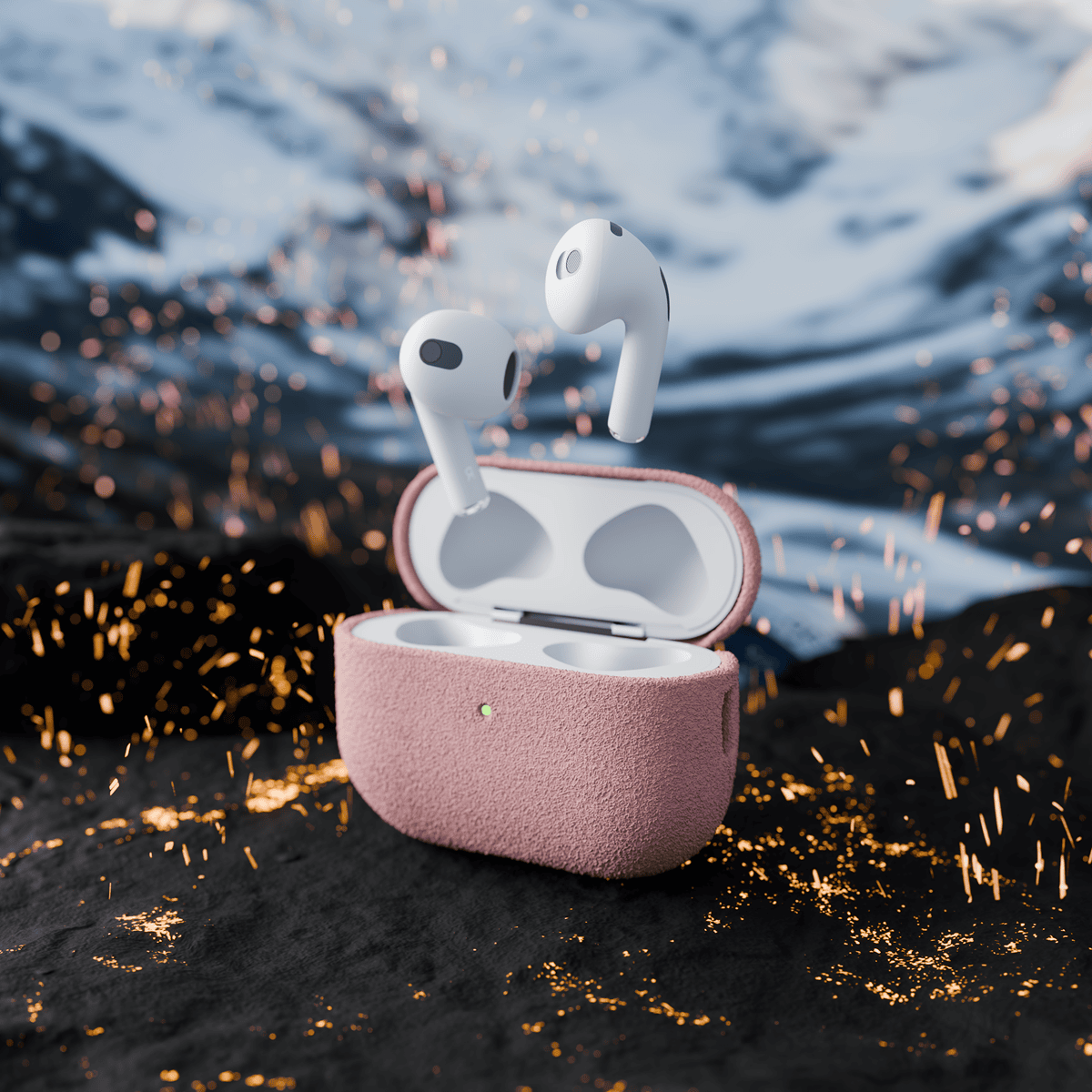 Alcantara Dirty Pink – AirPods Pro 2 Case - Image 6