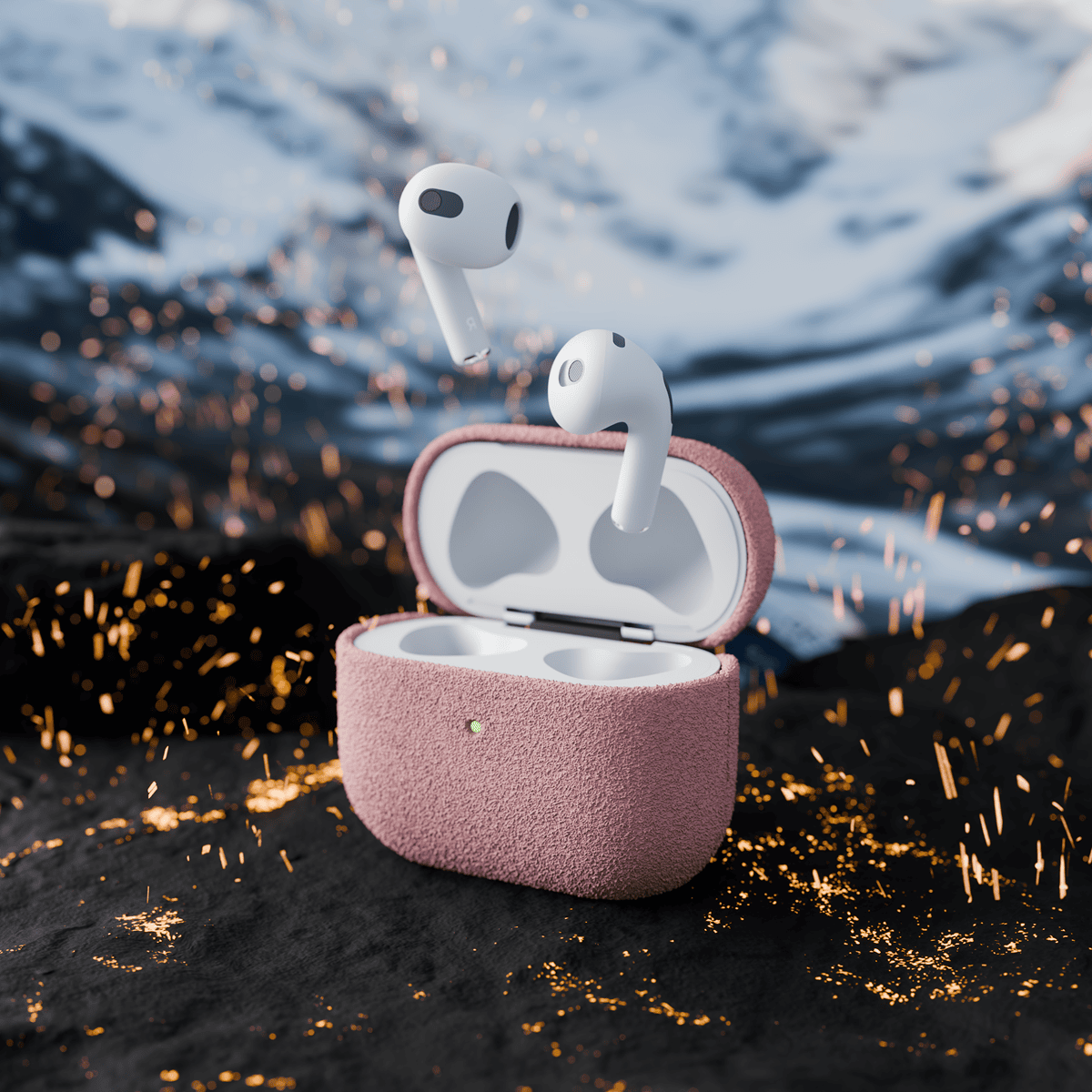 Alcantara Dirty Pink – AirPods 3 Case - Image 6