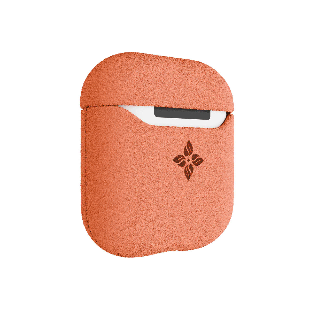 Alcantara Orange – AirPods 1/2 Case - Image 3