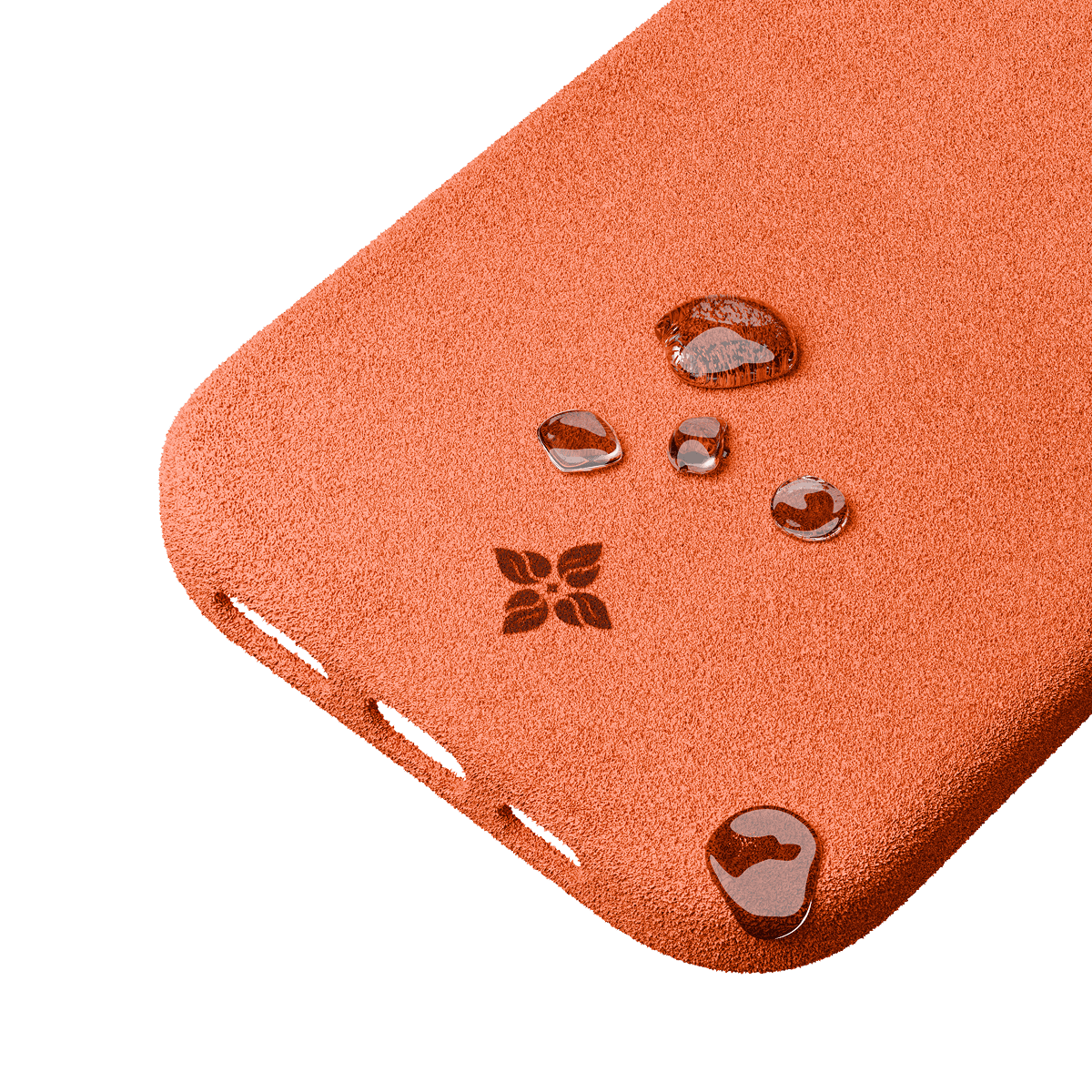 Alcantara Orange – iPhone 16 Pro Max Case - Image 6