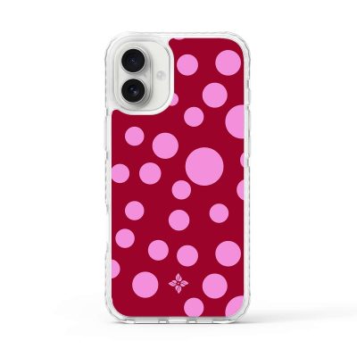 Crimson Pop – iPhone 16 Plus Case