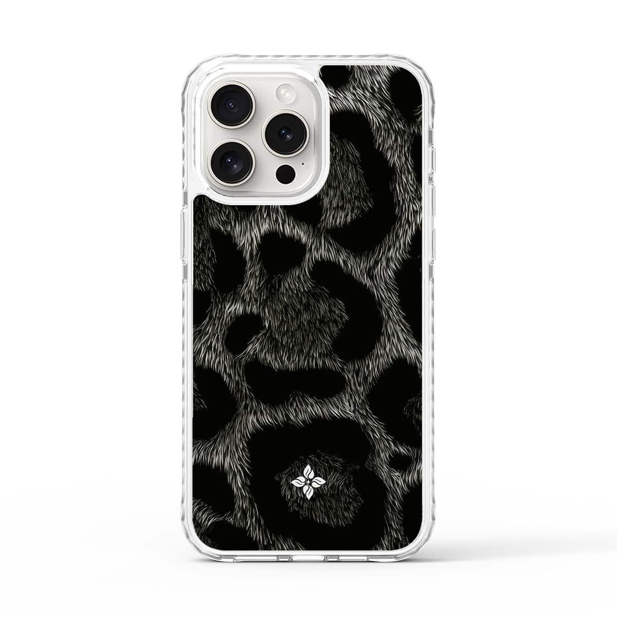 Obsidian Leopard – iPhone 15 Pro Max Case