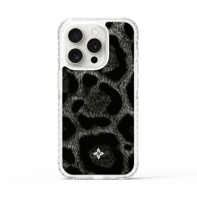 Obsidian Leopard – iPhone 15 Pro Case