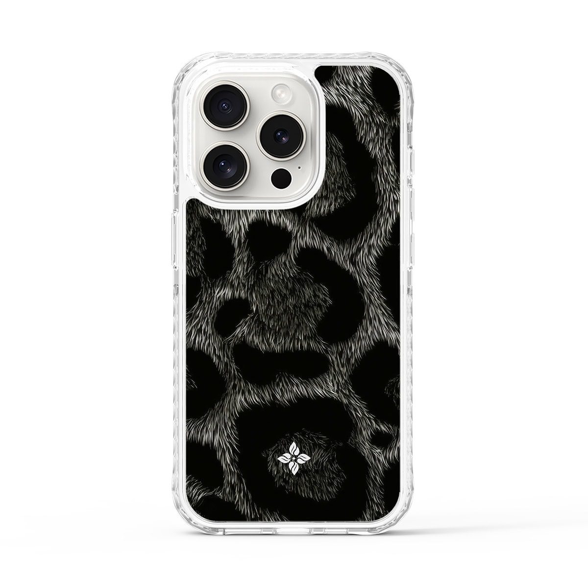 Obsidian Leopard – iPhone 15 Pro Case