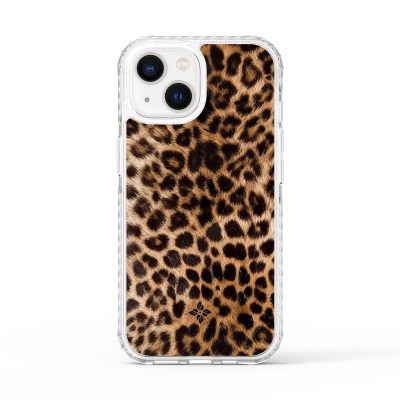 Amber Leopard – iPhone 15 Case