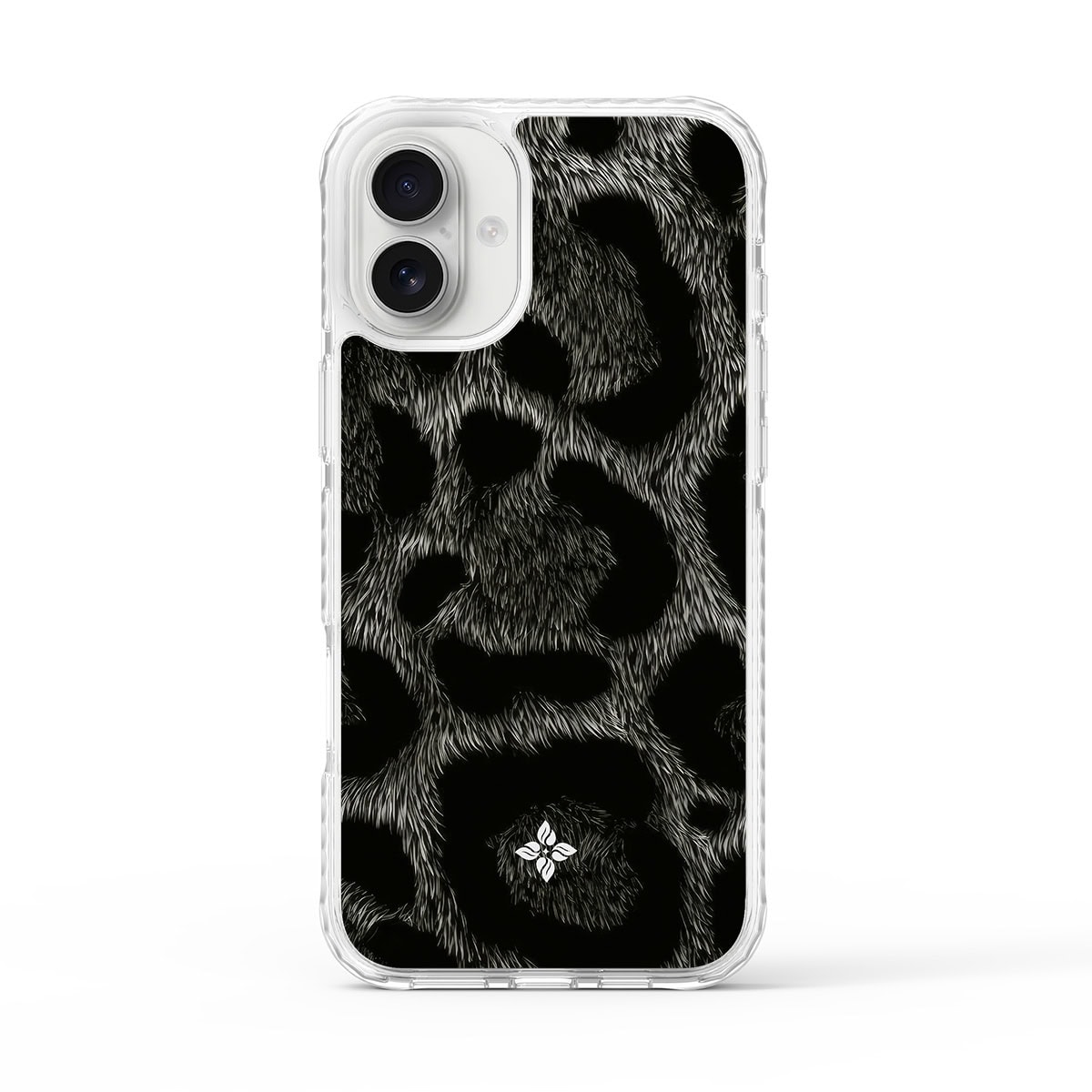 Obsidian Leopard – iPhone 16 Plus Case