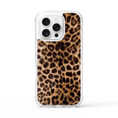 Amber Leopard – iPhone 16 Pro Case