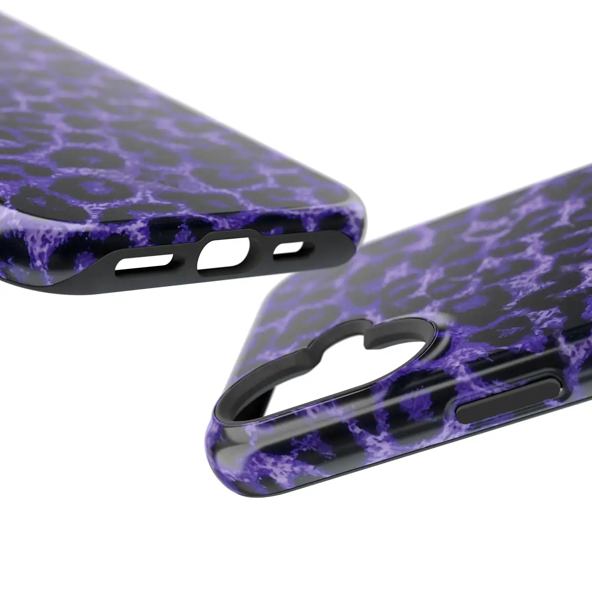 Indigo Leopard – iPhone 16 Plus Case - Image 4