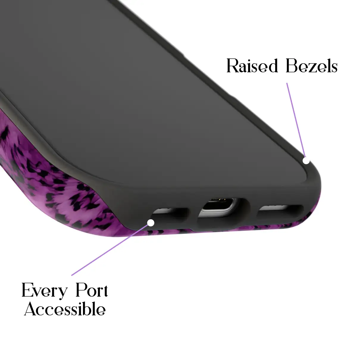 Orchid Leopard – iPhone 16 Case - Image 5