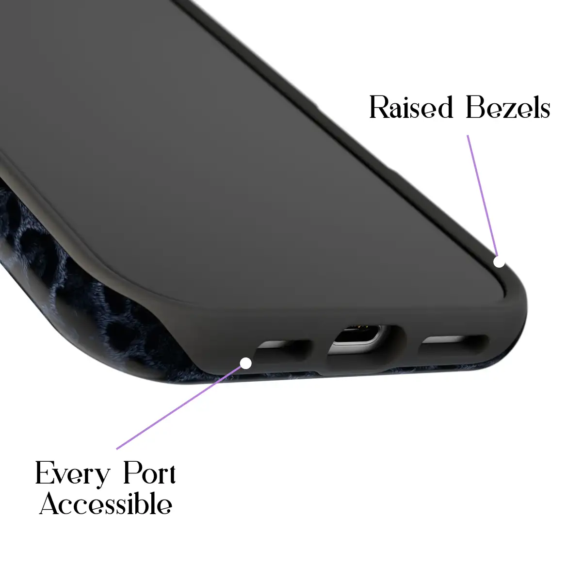 Midnight Leopard – iPhone 16 Plus Case - Image 5