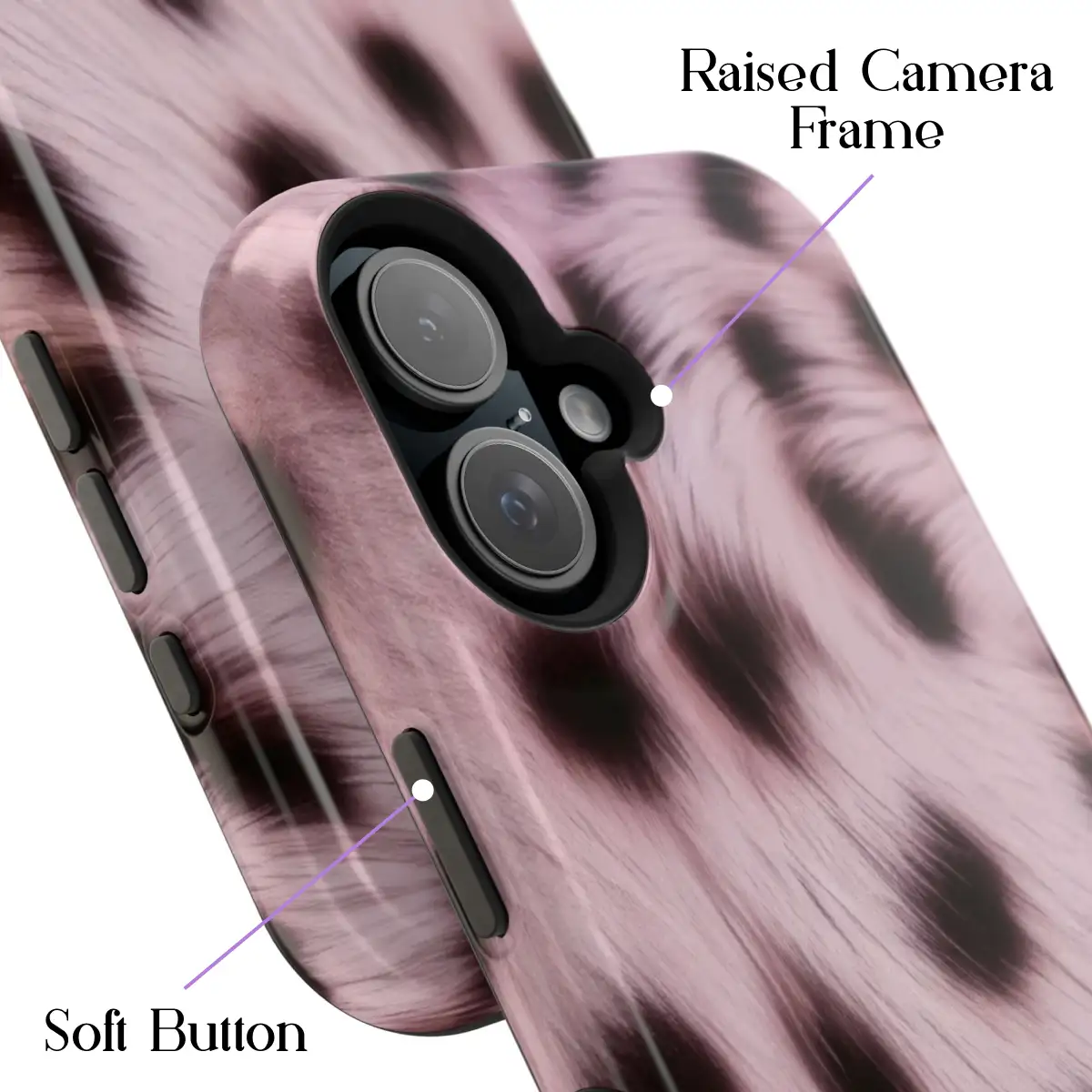 Blush Leopard – iPhone 16 Case - Image 3