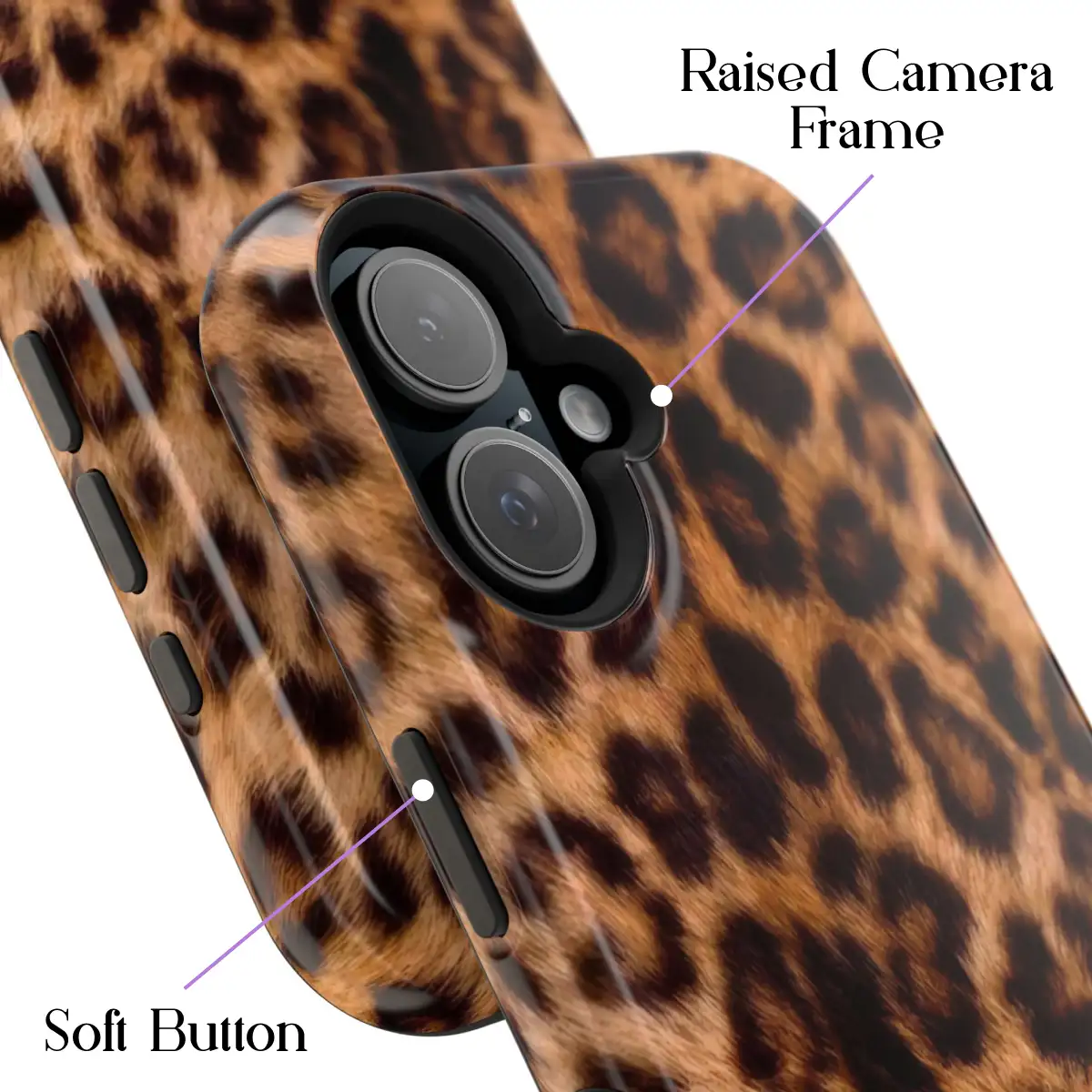 Classic Leopard – iPhone 16 Case - Image 3