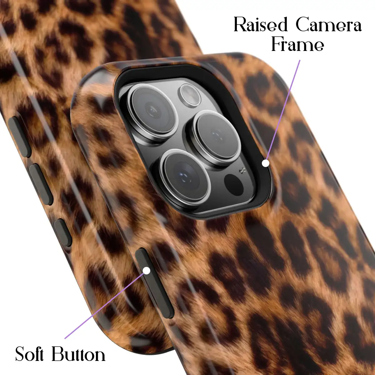 Classic Leopard – iPhone 16 Pro Case - Image 3