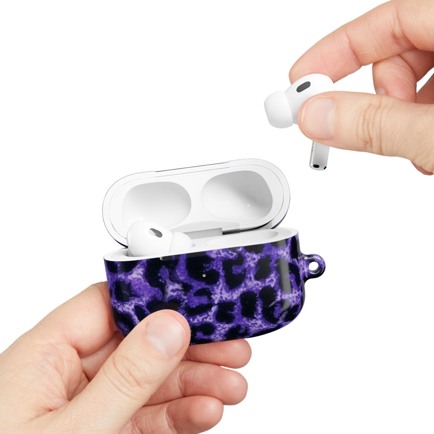 Indigo Leopard - AirPods Pro Case - Image 3