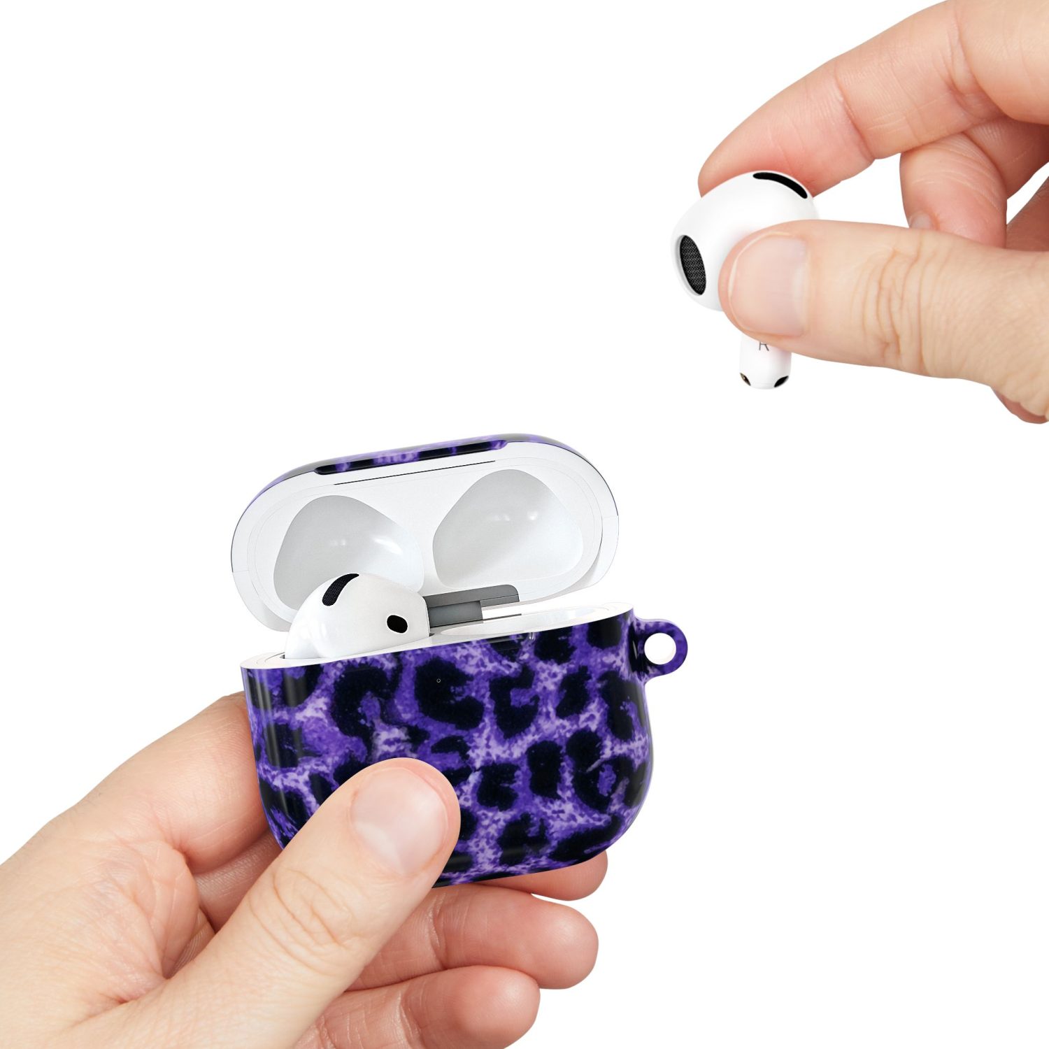 Indigo Leopard - AirPods 4 Case - Image 3