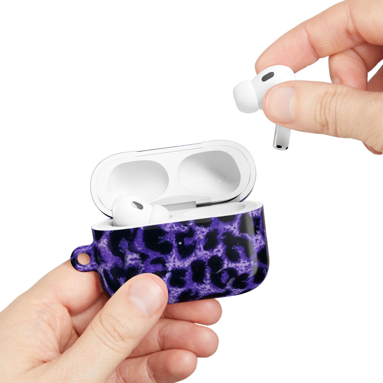 Indigo Leopard - AirPods Pro 2 Case - Image 3