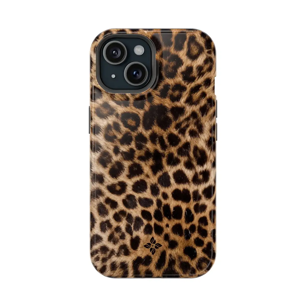 Amber Leopard – iPhone 15 Case