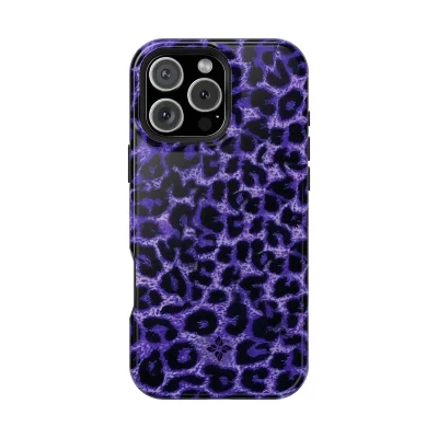 Indigo Leopard – iPhone 16 Pro Max Case