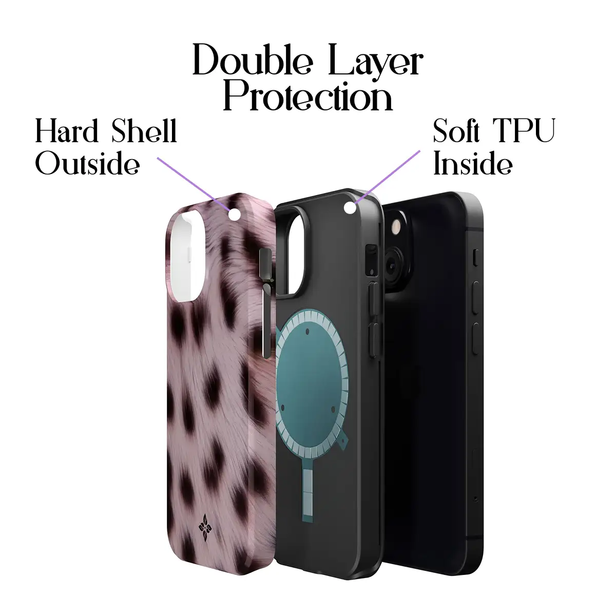Blush Leopard – iPhone 13 Mini Case - Image 2