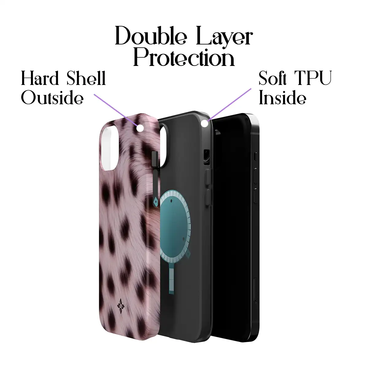 Blush Leopard – iPhone 14 Plus Case - Image 2
