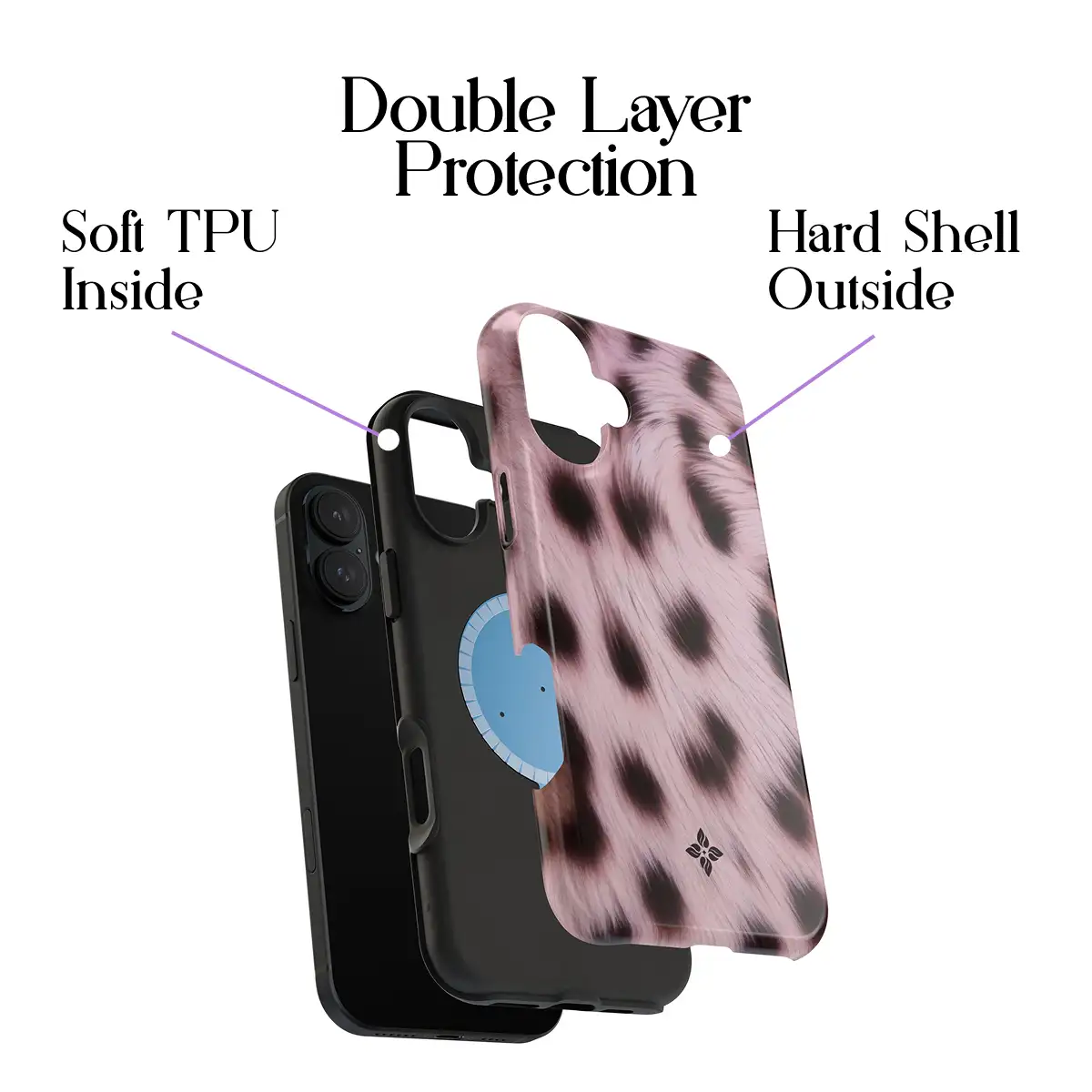 Blush Leopard – iPhone 16 Plus Case - Image 2
