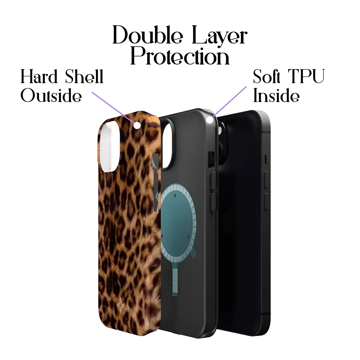 Classic Leopard – iPhone 13 Case - Image 2