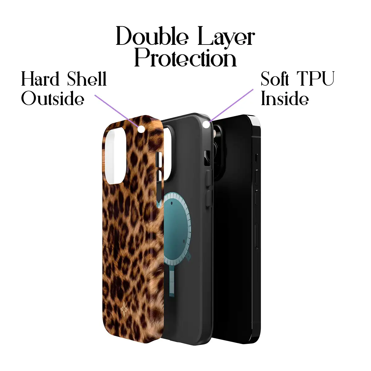Classic Leopard – iPhone 14 Max Case - Image 2