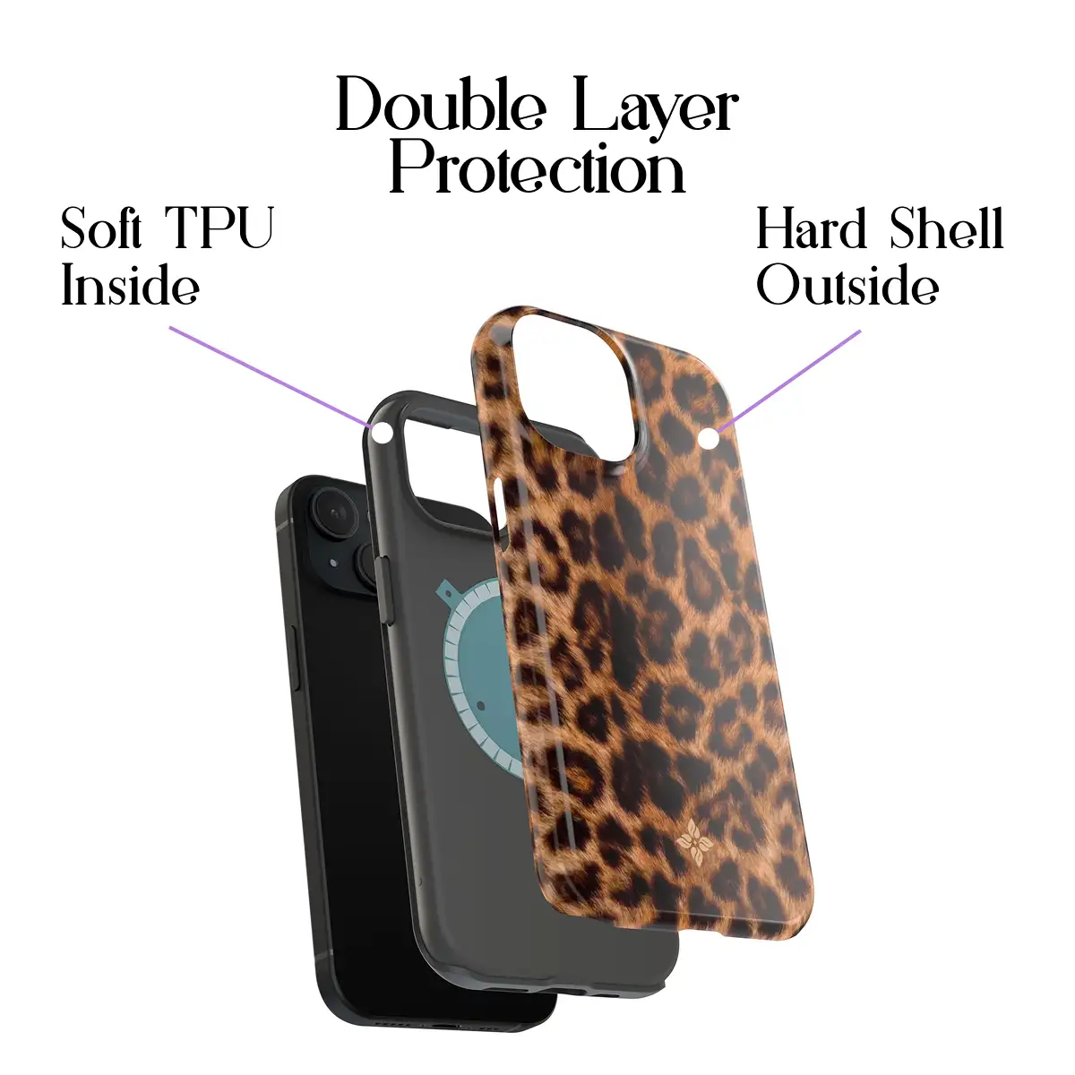 Classic Leopard – iPhone 15 Case - Image 2