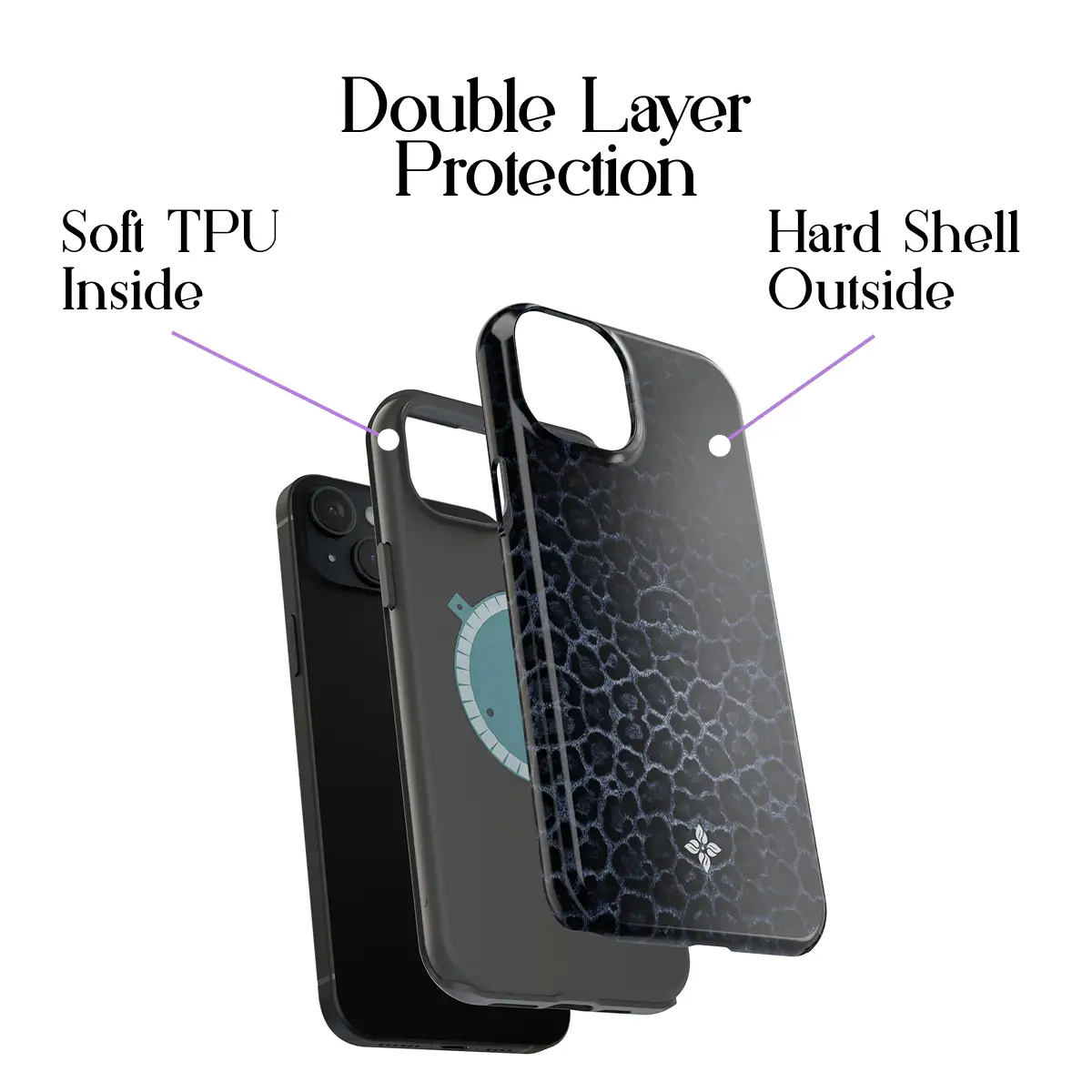 Midnight Leopard – iPhone 15 Plus Case - Image 2