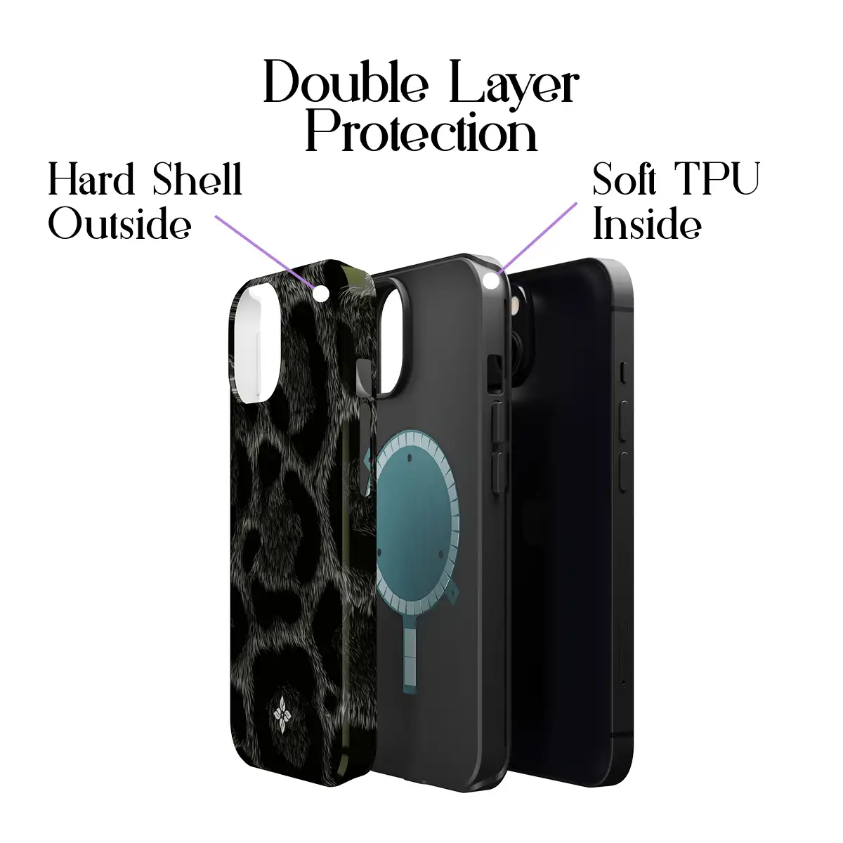Obsidian Leopard – iPhone 12 Case - Image 2