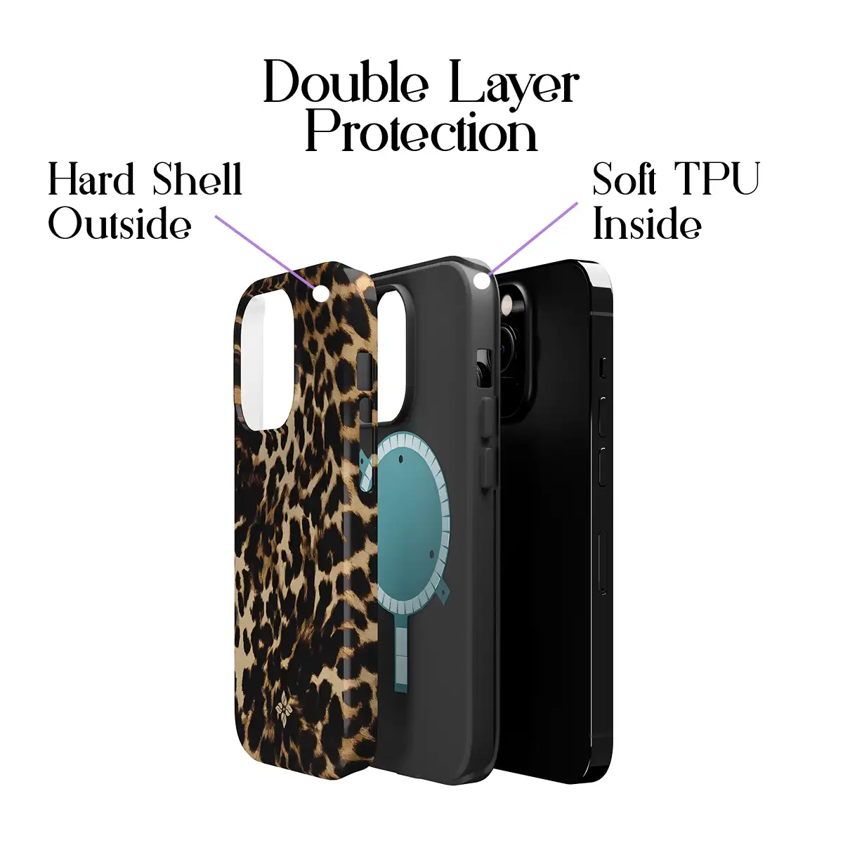Shadow Leopard – iPhone 14 Pro Case - Image 2