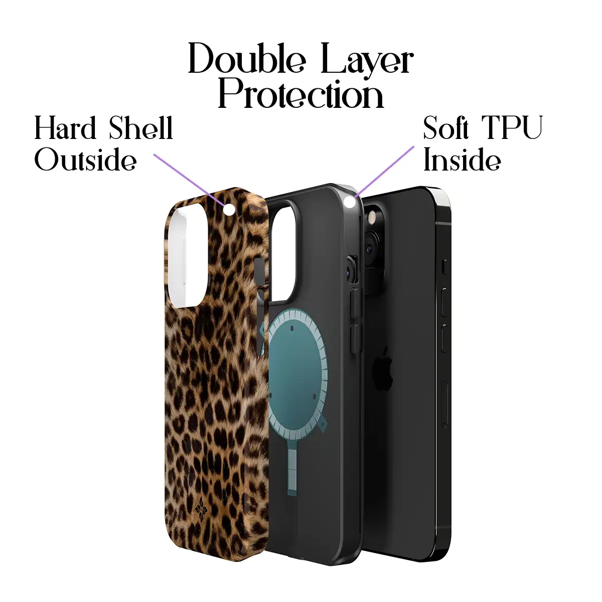Amber Leopard – iPhone 13 Case - Image 2