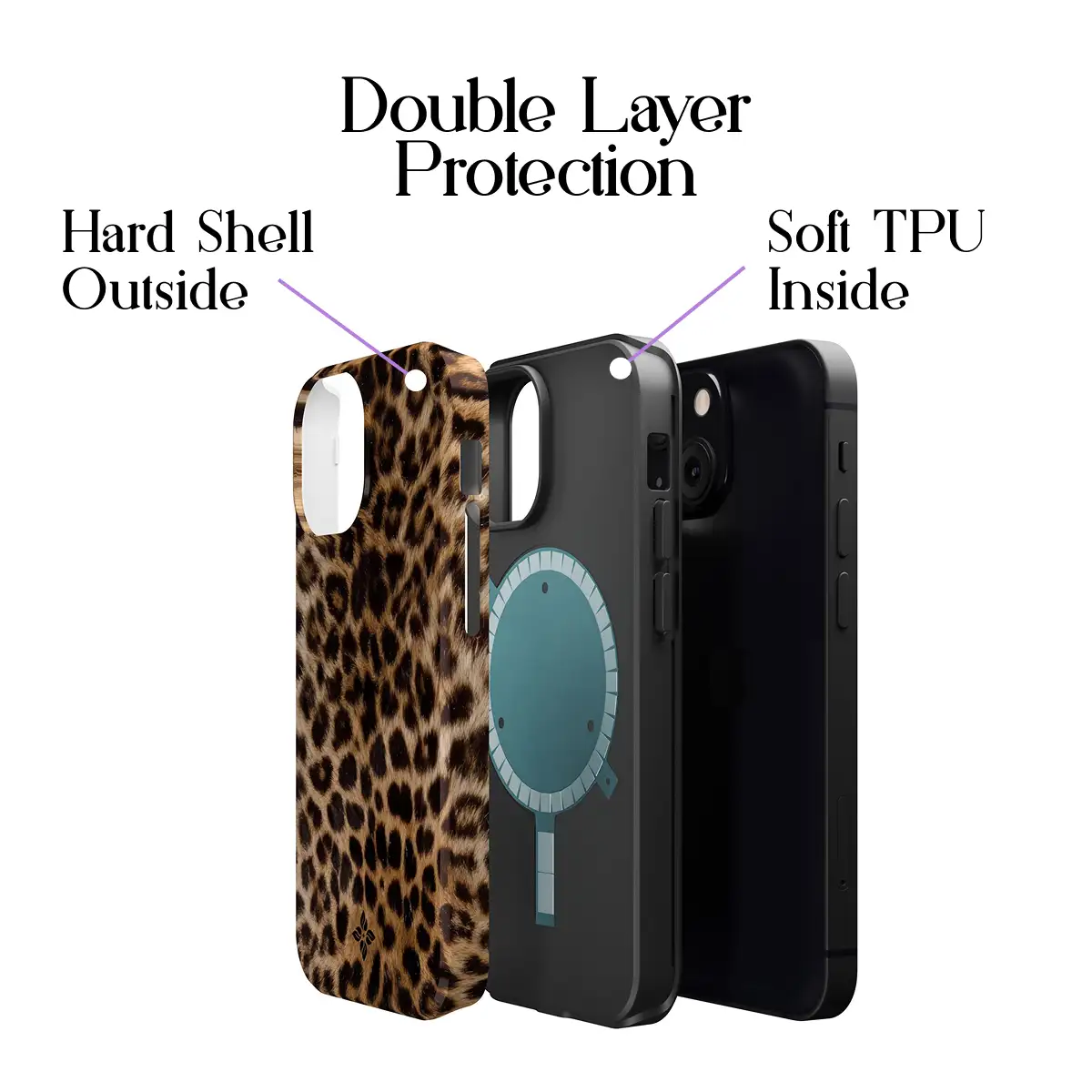 Amber Leopard – iPhone 13 Mini Case - Image 2