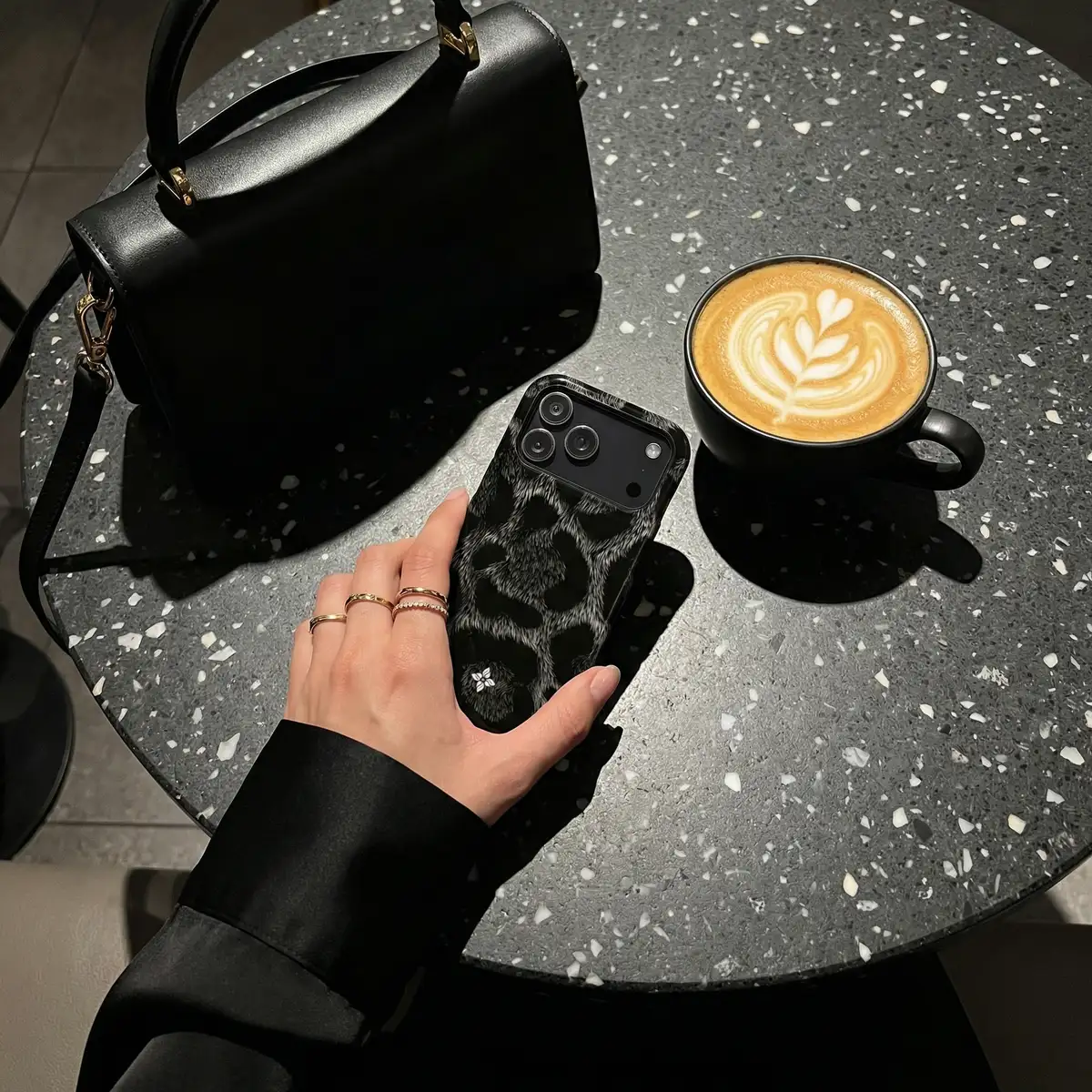 Obsidian Leopard – iPhone 16 Pro Max Case - Image 6