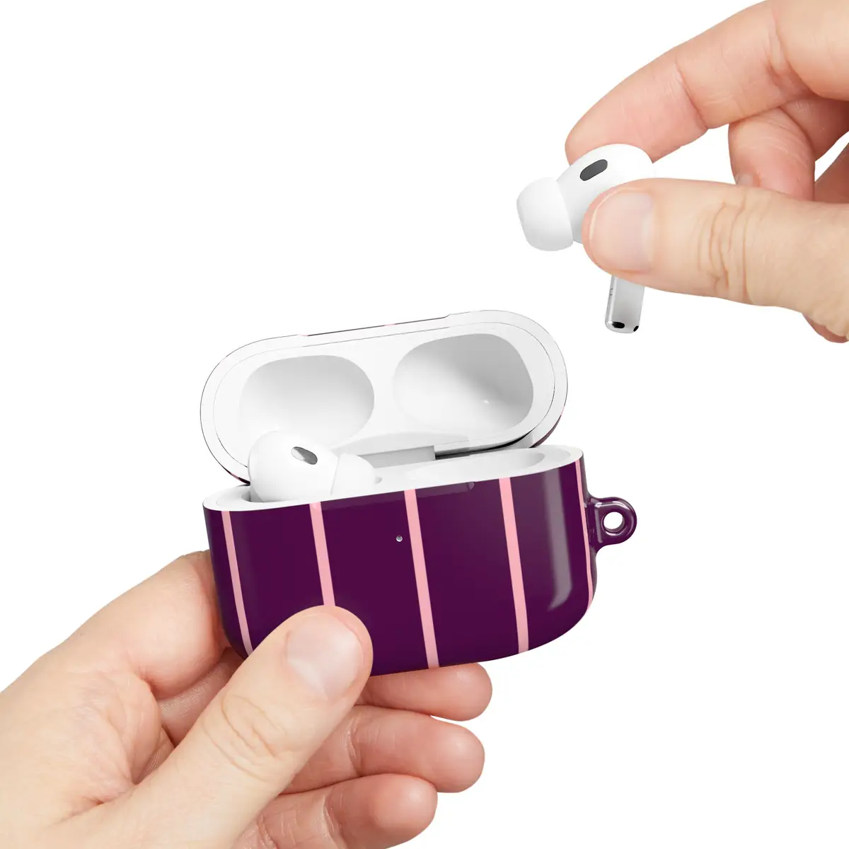 Blackberry Pinstripe - AirPods Pro Case - Image 3