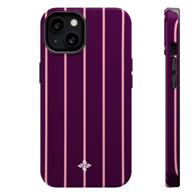 Blackberry Pinstripe - iPhone 13 Case