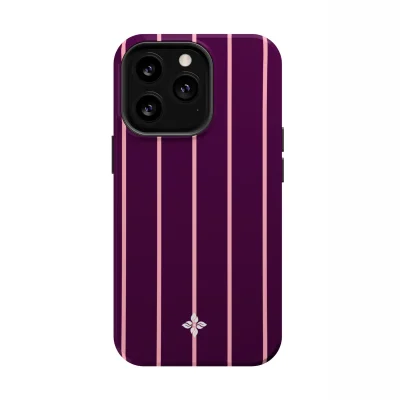 Blackberry Pinstripe - iPhone 13 Pro Case
