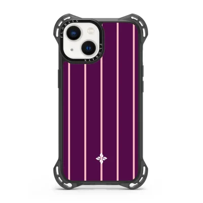 Blackberry Pinstripe - iPhone 13 Case