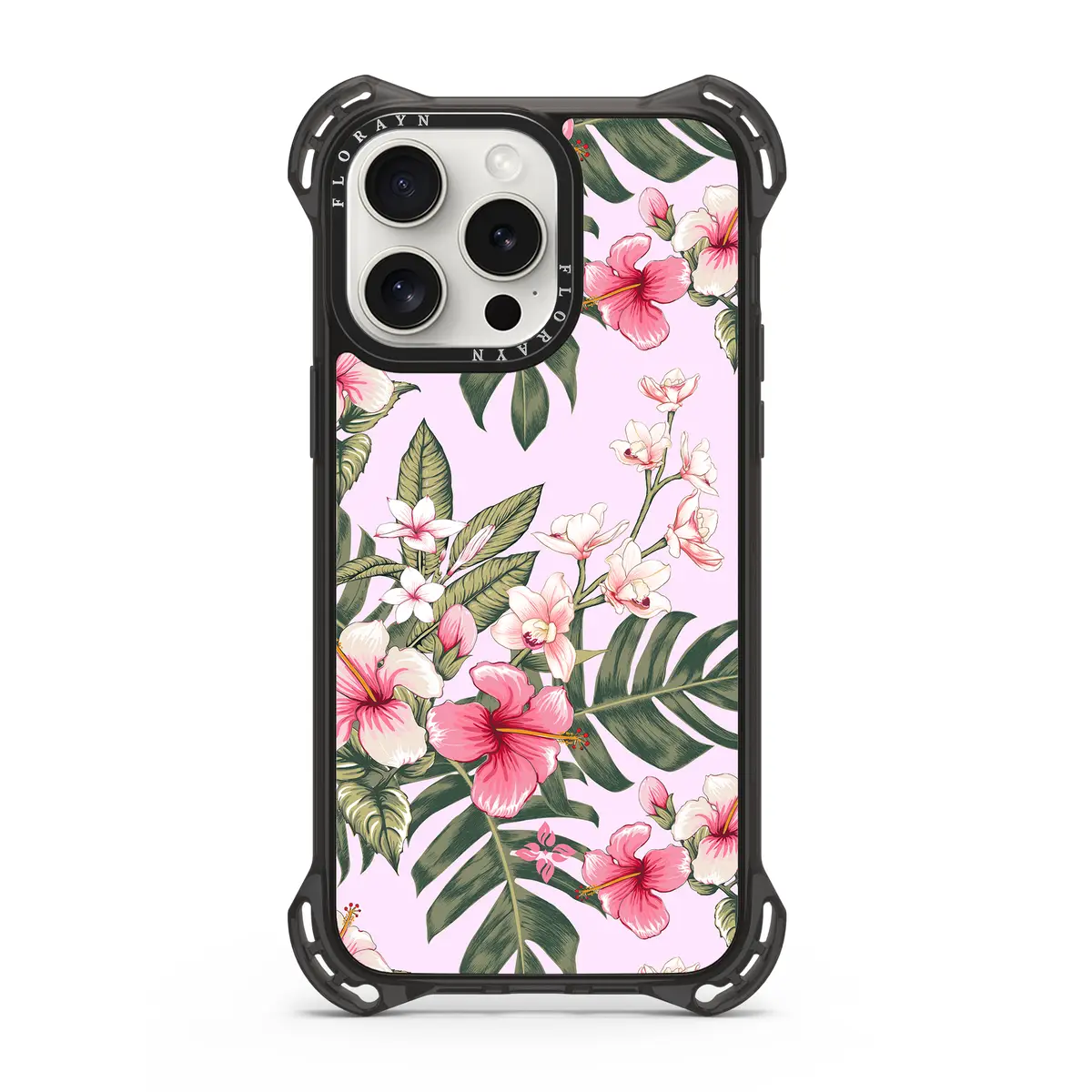 Pink Plumeria – iPhone 14 Pro Max Case
