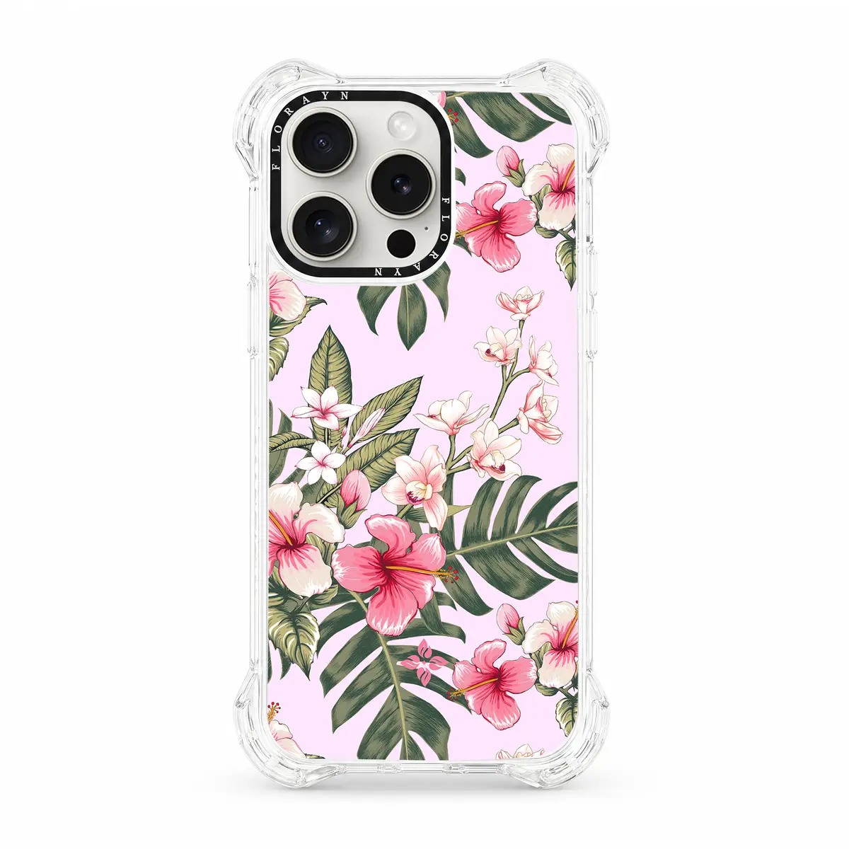Pink Plumeria – iPhone 14 Pro Max Case