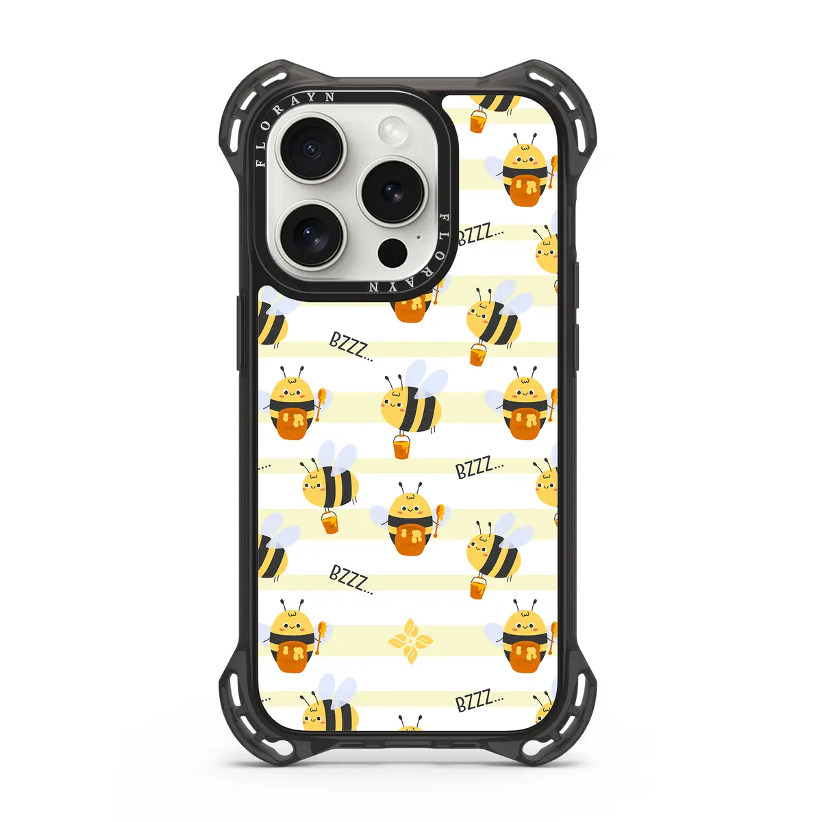 Honeycomb Bee – iPhone 14 Pro Case