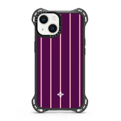 Blackberry Pinstripe - iPhone 14 Case