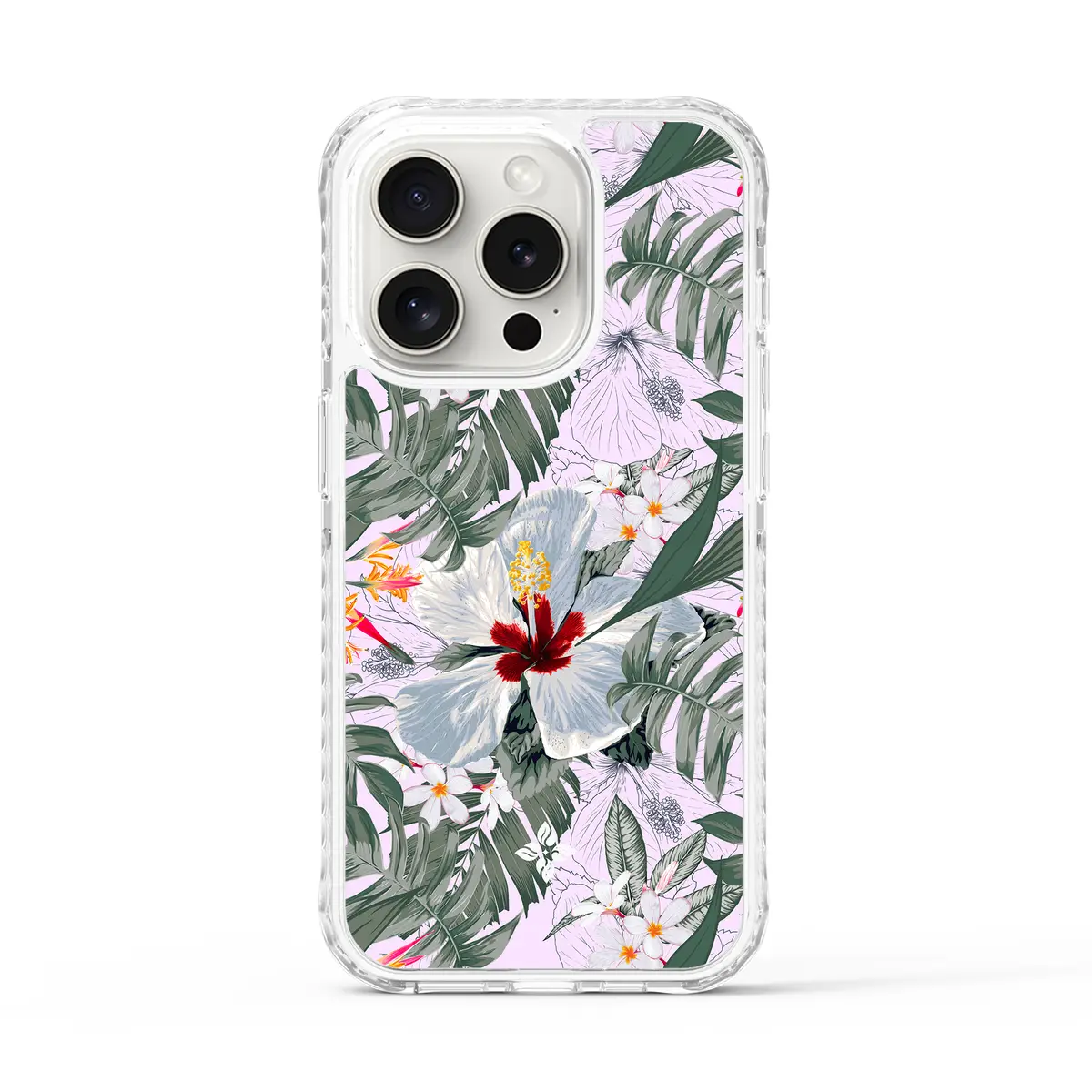 White Magnolia – iPhone 15 Pro Case