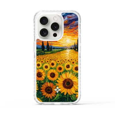 Sunset Sunflowers